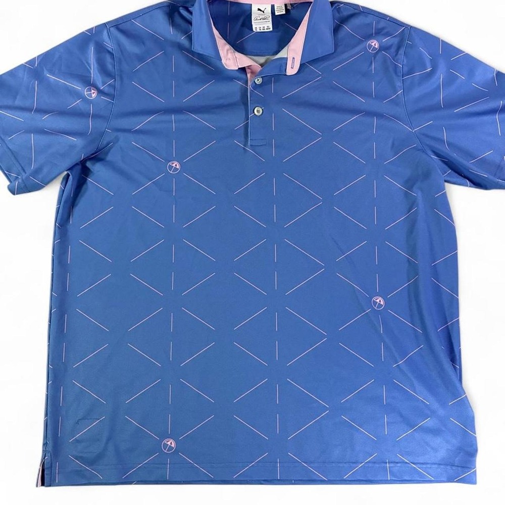 NWOT Puma x Arnold Palmer Geo Men's golf polo shirt. Men's size XL
